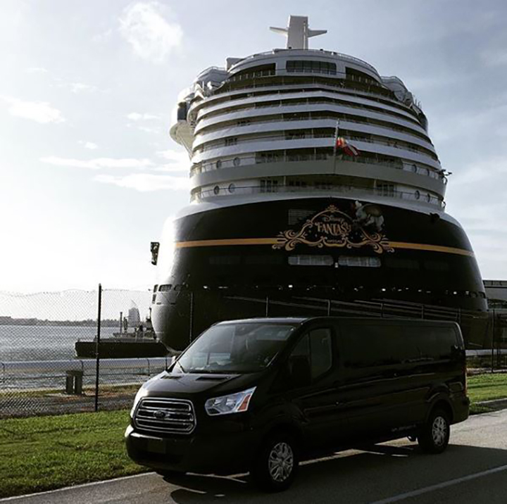 Executive van for family transportation from MCO